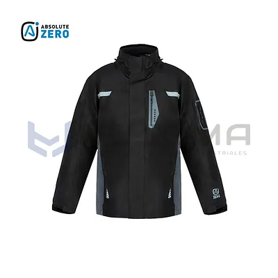 Parka Impermeable 3 en 1 Hombre Negro Z-8000 Absolute Zero