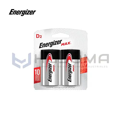 Pila Alcalina D Energizer Max E95 Pack x2