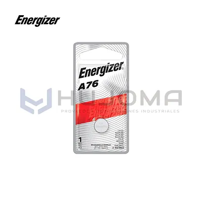 Pila Alcalina de Botón Energizer A76 (LR44) 1,5 V