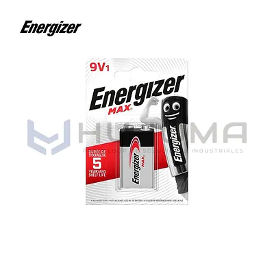Pila Alcalina Energizer Max 9V