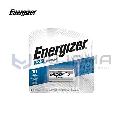 Pila de Litio Energizer 123 (CR17345) 3 V