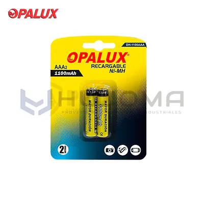 Pila Recargable AAA 1100 mAh Ni-MH Opalux DH-1100AAA