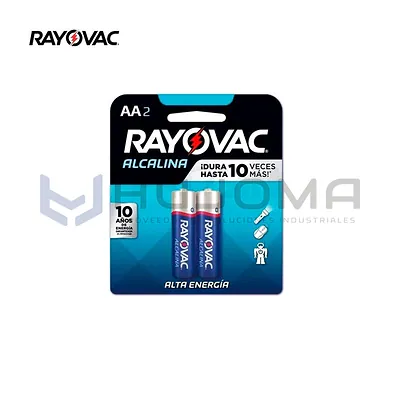 Pilas Alcalinas AA Rayovac Pack x2