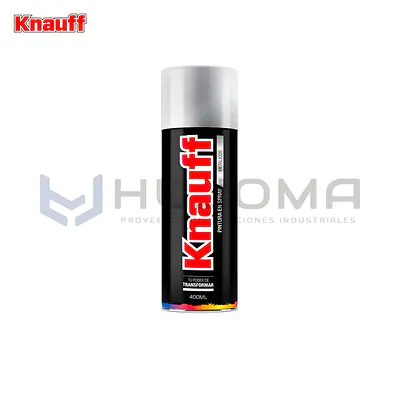 Pintura Spray Metálico Plata Escarchada Knauff #1580