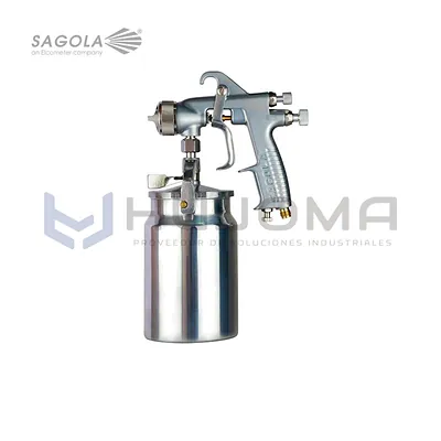 Pistola de Pintura por Succión Classic Lux 38/1,60 Sagola 20121101