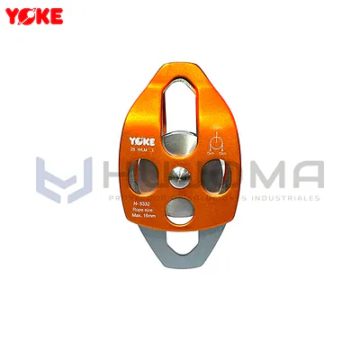 Polea de Aluminio Doble Móvil 5/8" Yoke N-5332