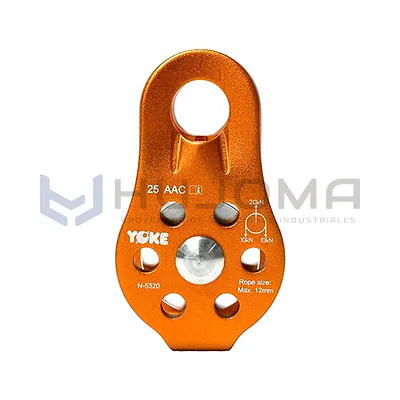 Polea de Aluminio Simple Fija 1/2" Yoke N-5320