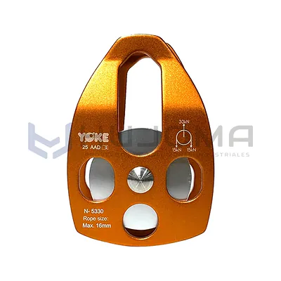 Polea de Aluminio Simple Móvil 5/8" Yoke N-5330