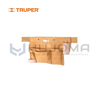 Porta herramientas de carnaza 9 compartimentos Truper 11534
