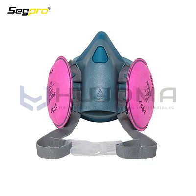 Respirador de Media Cara con Filtros Segpro KITRSM-SP2097