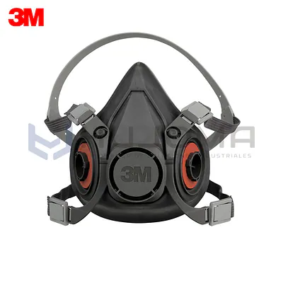 Respirador Media Cara 3M 6300/07026 Talla L