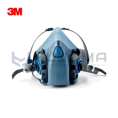 Respirador Media Cara de Silicona 3M 7502/37082 Talla M