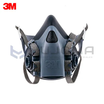 Respirador Media Cara de Silicona 3M 7503/37083 Talla L