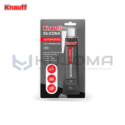 Silicona Automotriz Gris 85g Knauff