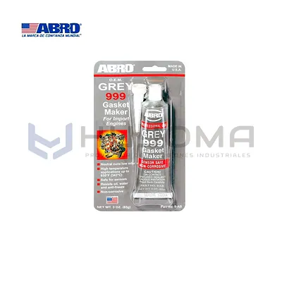 Silicona Automotriz Gris 999 9-AB 3oz Abro