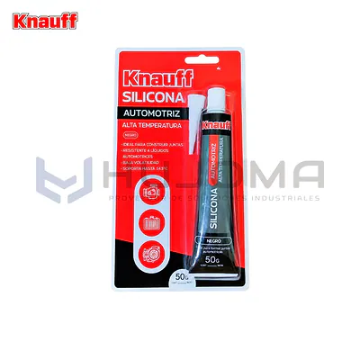 Silicona Automotriz Negra 50g Knauff