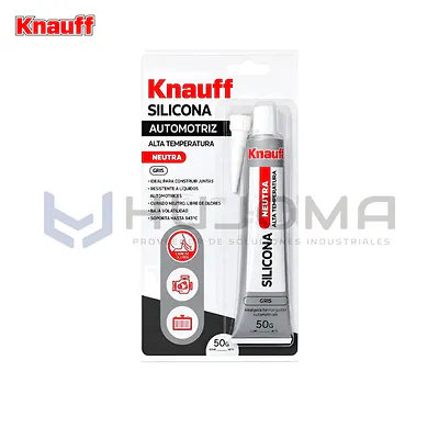Silicona Automotriz Neutra Gris 50g Knauff