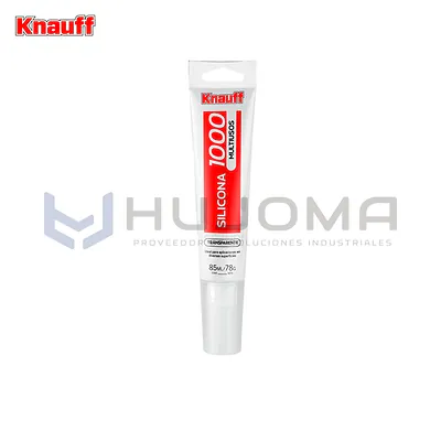 Silicona Multiusos 1000 Transparente 85ml Knauff