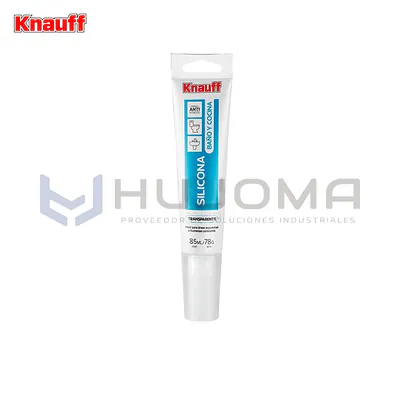 Silicona para Baño y Cocina Transparente 85ml Knauff