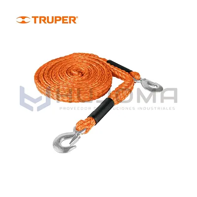 Soga con Ganchos para Remolque 27 mm x 4.5 m Truper 18346