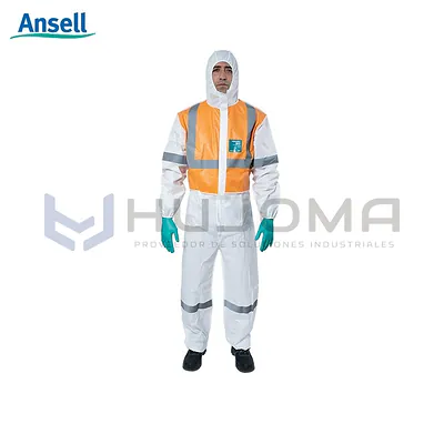 Traje AlphaTec 1800 COMFORT BC Modelo 143 Alta Visibilidad Ansell