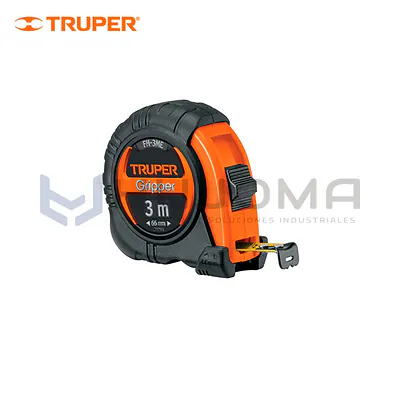 Wincha Gripper Graduación Métrica 3 m Truper 15387