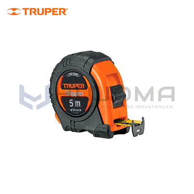 Wincha Gripper Graduación Métrica 5 m Truper 15388