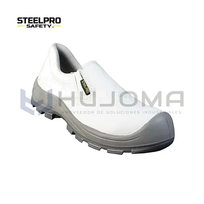 Zapato de Seguridad Elástico Blanco Puntera Composite Steelpro