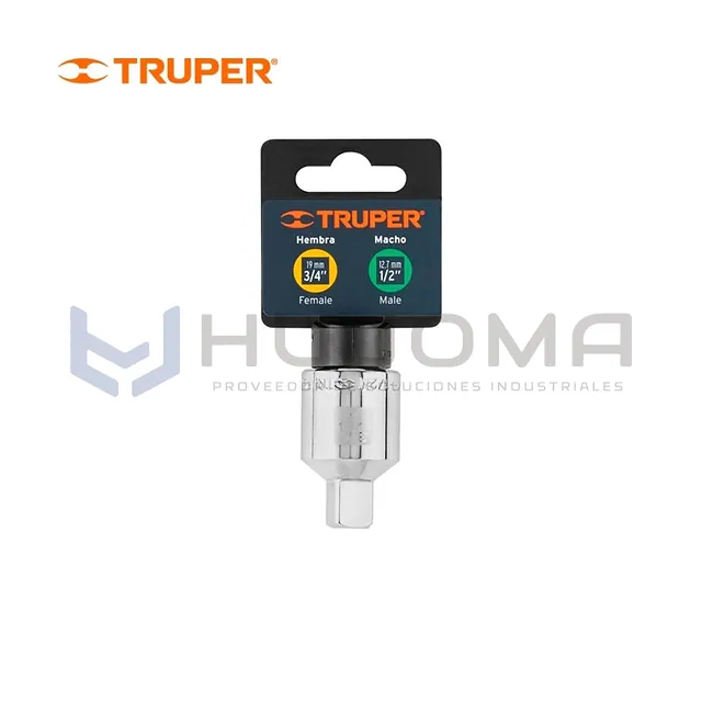 Adaptador de Ratchet 3/4" a 1/2" Truper 13424
