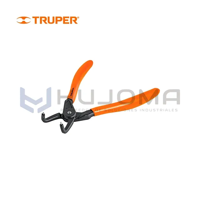 Alicate con punta a 90° para cerrar anillos Truper 17362