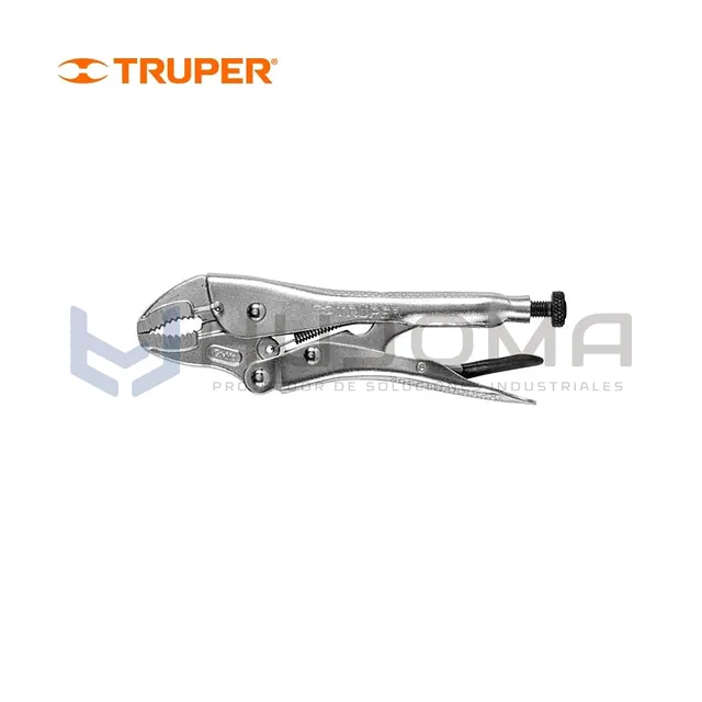 Alicate de presión 7" curvo Truper 17421