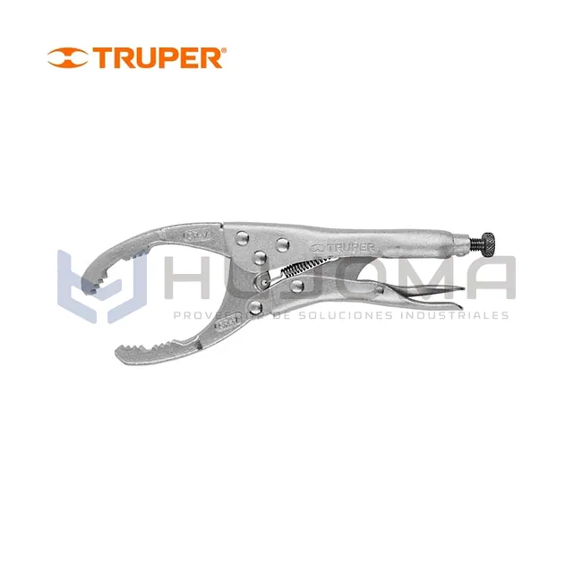 Alicate de presión para filtros de aceite 9" Truper 17446