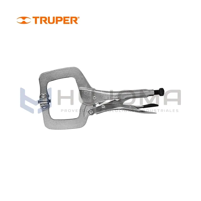 Alicate de presión tipo “C” de 11", mordaza autoajustable Truper 17427