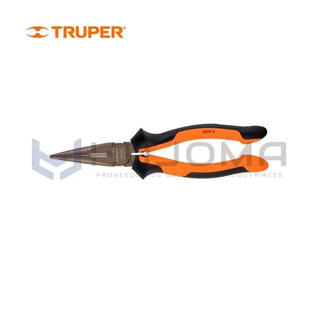 Alicate de punta y corte 8" Comfort Grip Truper 17336