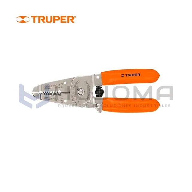 Alicate pela cables 6", 26 a 16 AWG Truper 17356
