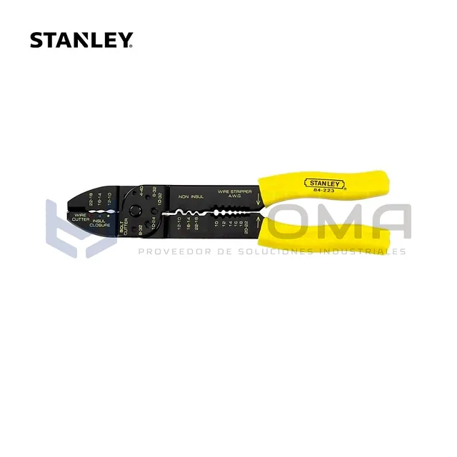 Alicate Pelacables Multiuso para Electricista 9-1/2" Stanley 84-223