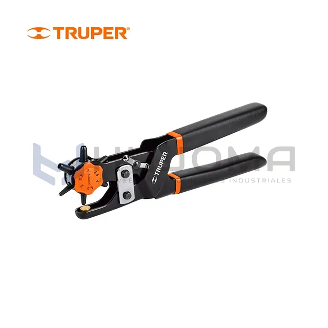 Alicate sacabocados 9" mango PVC Truper 17340