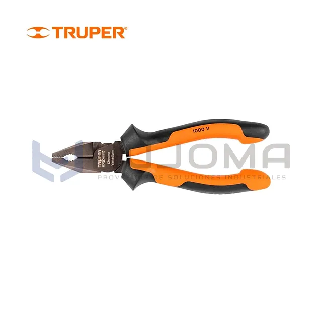 Alicate universal 6" alta palanca Comfort Grip Expert Truper 12347