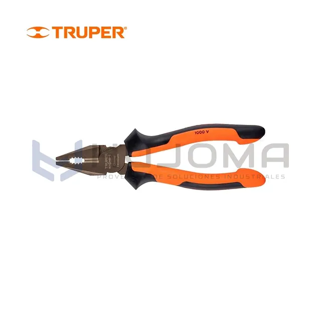 Alicate universal 7" alta palanca Comfort Grip Expert Truper 17329