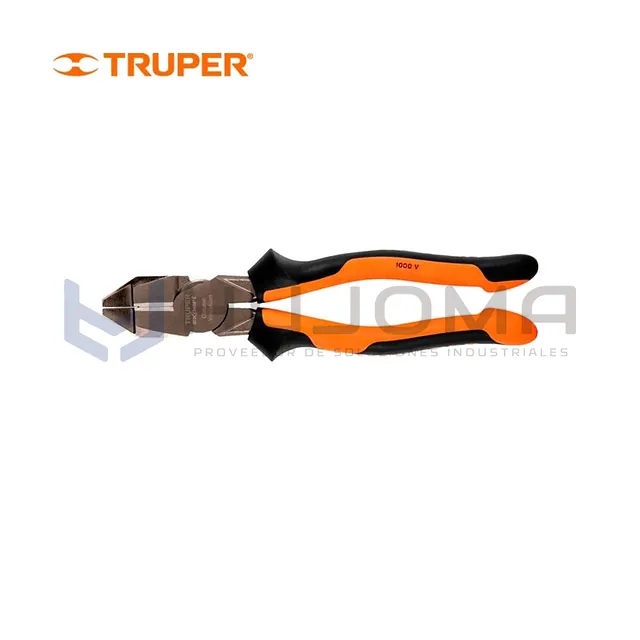 Alicate universal 9" uso rudo alta palanca Comfort Grip Truper 12351