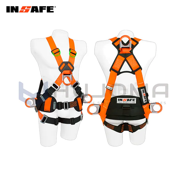 Arnés 4 Argollas con Soporte Lumbar Insafe IN 8004-1