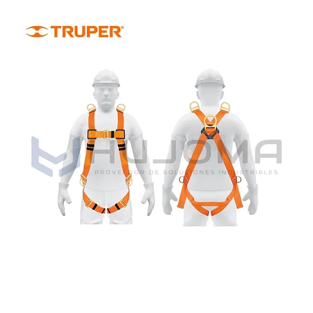 Arnés de cuerpo completo con 5 anillos Truper 14434