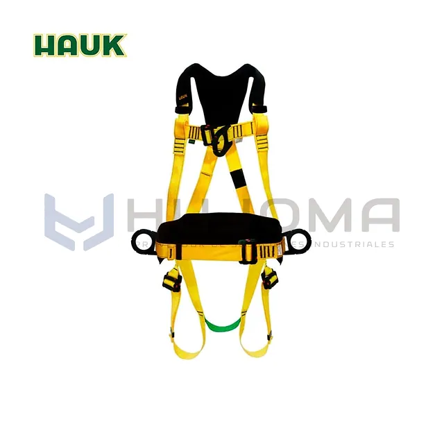 Arnés Dieléctrico con apoyo lumbar 4 anillos Hauk (I4A4HHD)