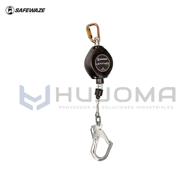 Bloque Retráctil Cable Latitude HD 11 ft Rebar Safewaze FS-FSP1211-G-RBH