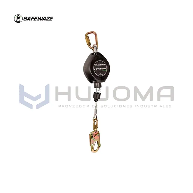 Bloque Retráctil Cable Latitude HD 11 ft Safewaze FS-FSP1211-G