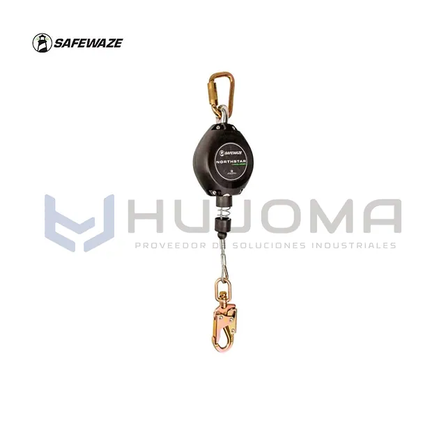 Bloque Retráctil Cable Northstar Classic 15 ft Safewaze FS-FSP1215-G