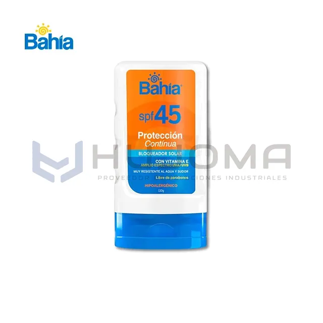 Bloqueador Bahía Protección Continua SPF45 110 gr