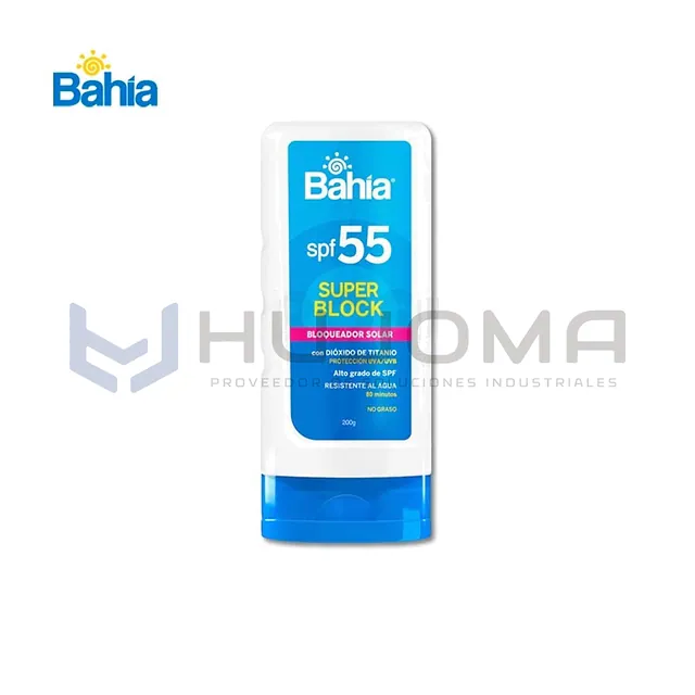 Bloqueador Bahía Super Block SPF55 200 gr