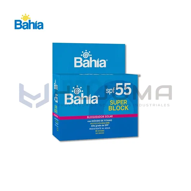 Bloqueador Bahía Super Block SPF55 Sachet 10 gr