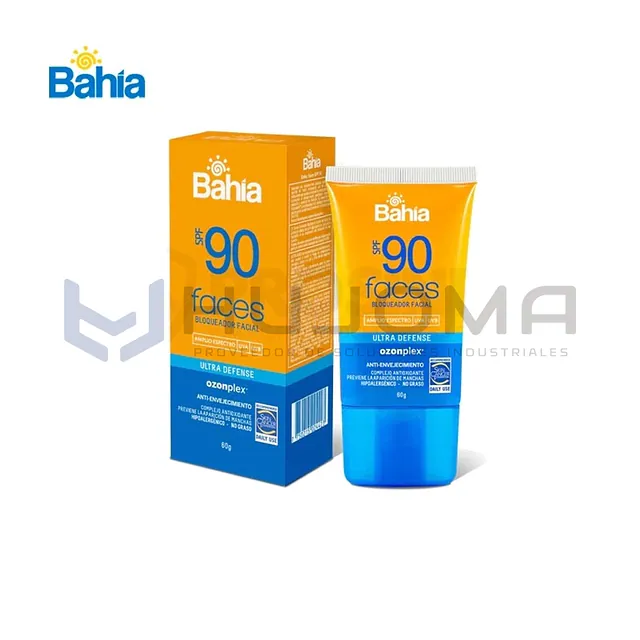 Bloqueador Solar Facial Bahía Faces 60 g SPF 90